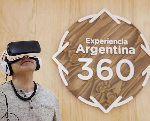 Día 1. Argentina en 360°, una experiencia de realidad virtual: mostramos nuestros paisajes icónicos para que todos conozcan las bellezas del país