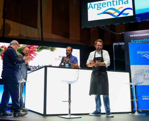 Madrid Fusión: hubo ponencias en el auditorio principal de los chefs argentinos como Mauricio Giovannini
